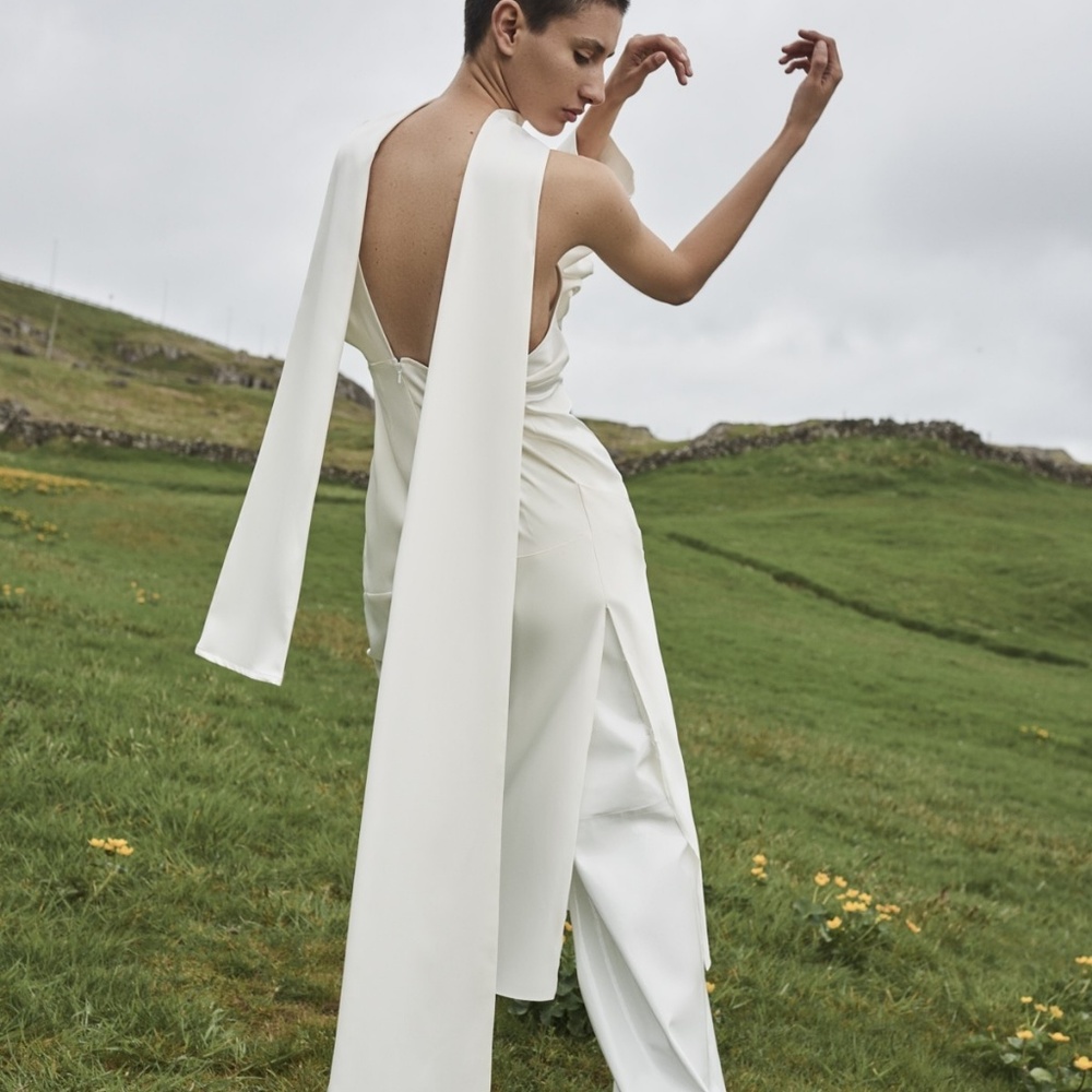 RARE - Solace London Sorina Dress in Color: Cream - Picture 2 of 7
